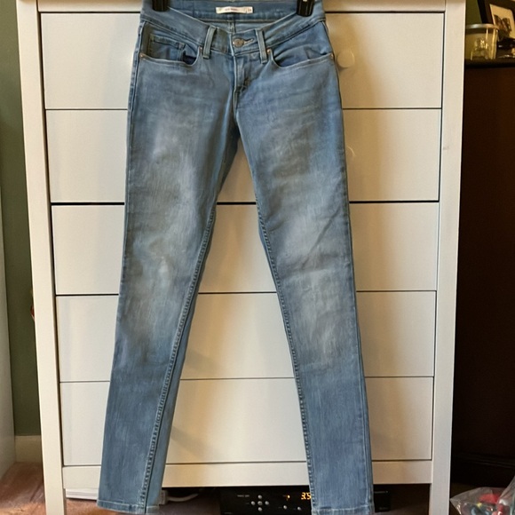💕 Levi’s Size 24 524 Skinny Light Wash Jeans - Picture 1 of 13